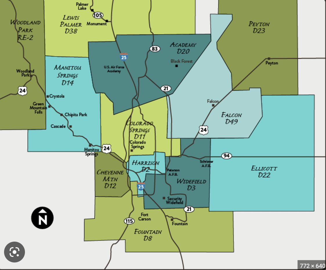 How school districts work in Colorado Springs